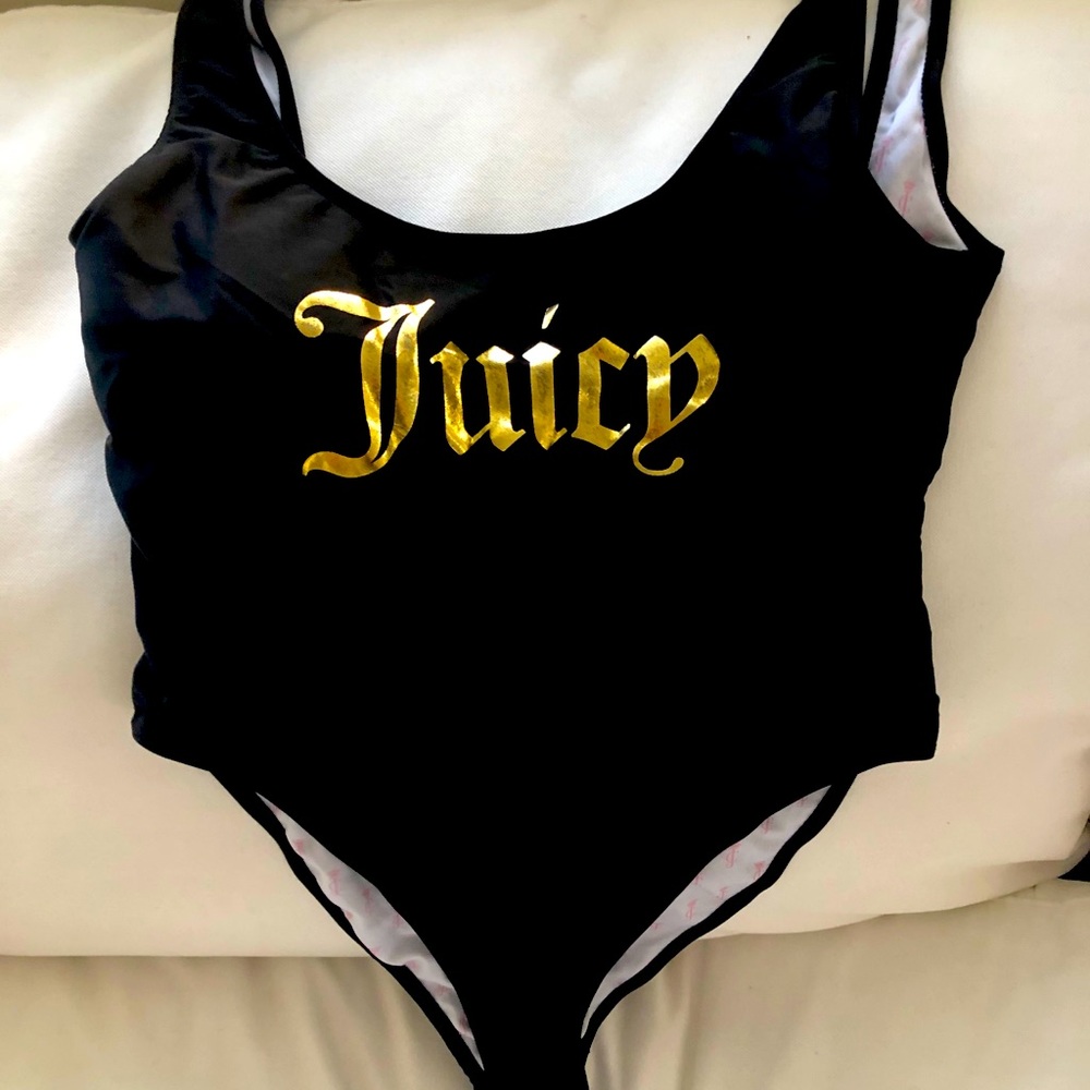 Juicy Couture Women's Solid Nylon Stretch Swimsuit